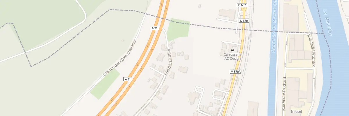 Plan du 132 Rue de la Justice à Maxéville