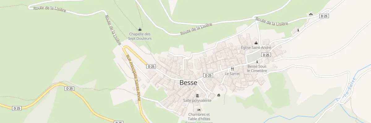 Plan du 5132 Rue les Mouterres à Besse