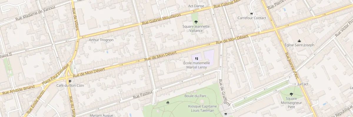 Plan du 109 Rue de Mon Desert à Nancy