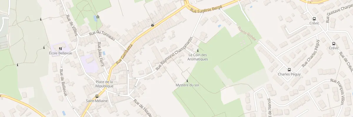 Plan du 14 Rue Raymond Champmartin à Vandœuvre-lès-Nancy