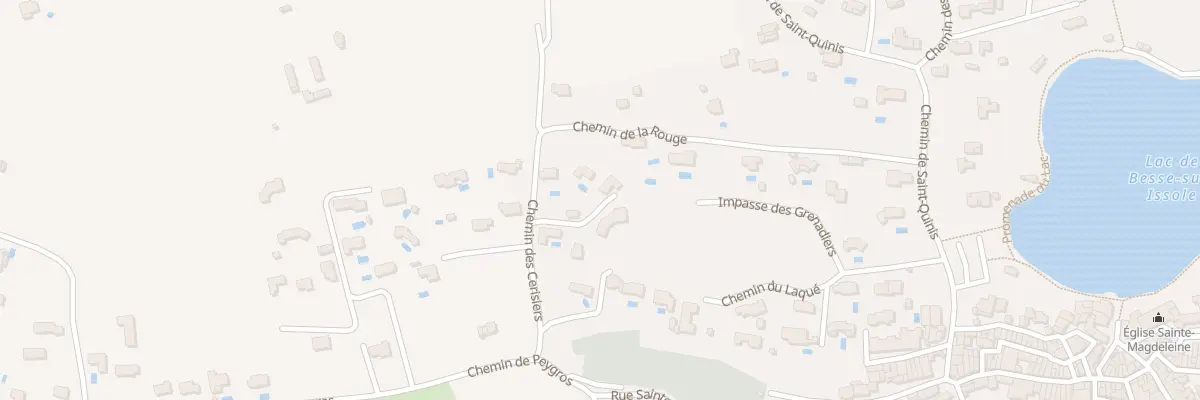 Plan du 122 Che des Cerisiers à Besse-sur-Issole