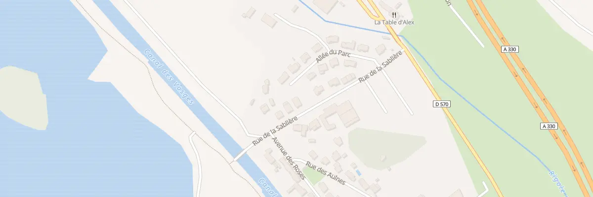 Plan du 5 Rue de la Sabliere à Richardménil