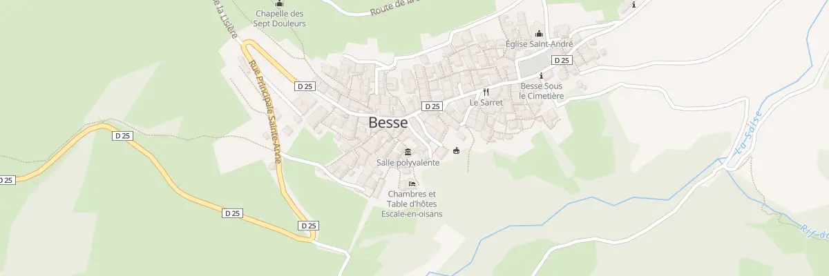 Plan du 39 Rue de l’Ecole à Besse