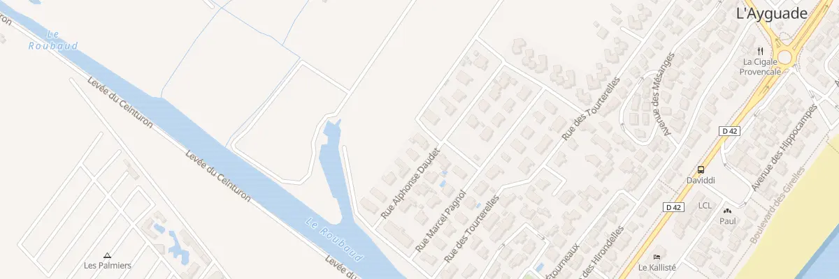 Plan du 24 Rue Alphonse Daudet à Hyères