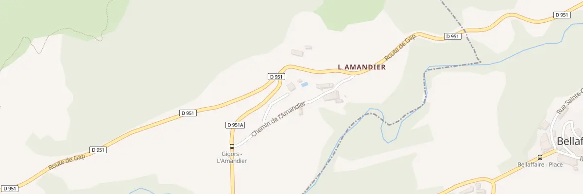 Plan du 7021 L’Amandier à Gigors