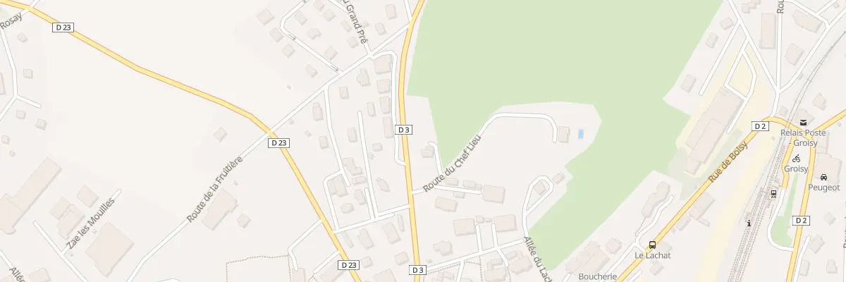 Plan du 955 Rte du Chef Lieu à Groisy