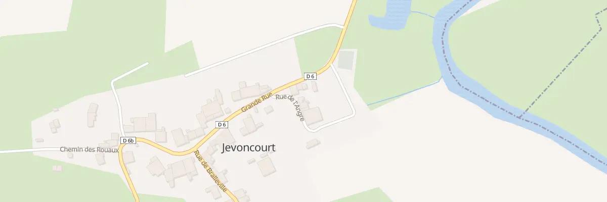 Plan du 1 Rue de l’Angre à Jevoncourt