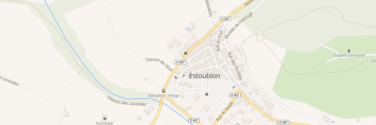 Plan du 3 Rue Henri à Estoublon