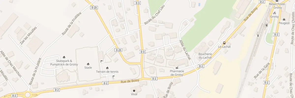 Plan du 91 All des Longeraies à Groisy
