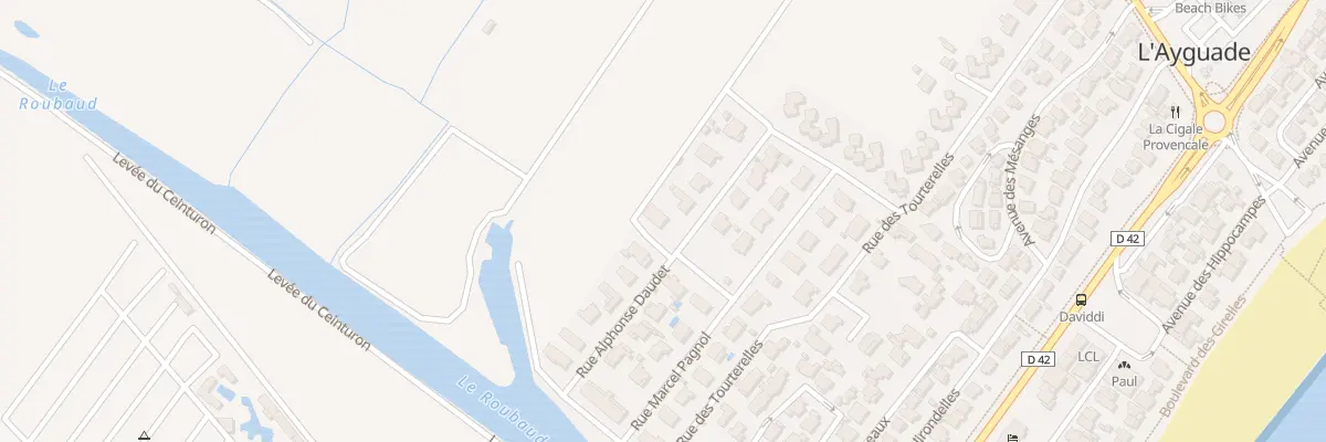 Plan du 22 Rue Alphonse Daudet à Hyères
