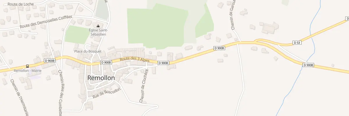 Plan du 5048 Le Village à Remollon