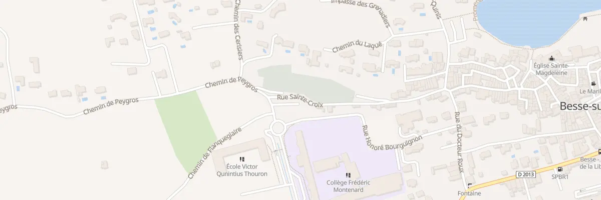 Plan du 45 Sainte Croix à Besse-sur-Issole