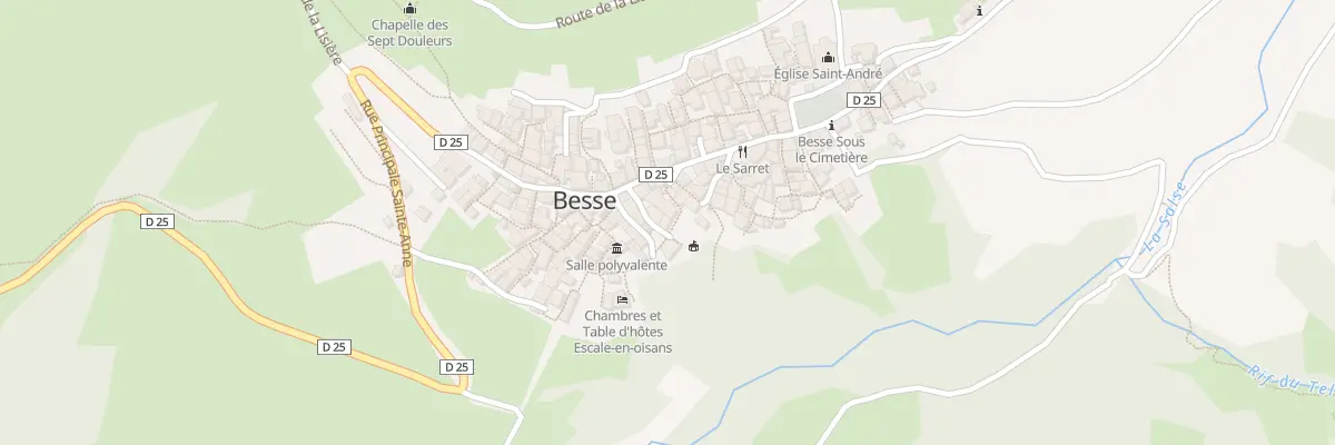 Plan du 37 Rue du Maréchal Ferrant à Besse