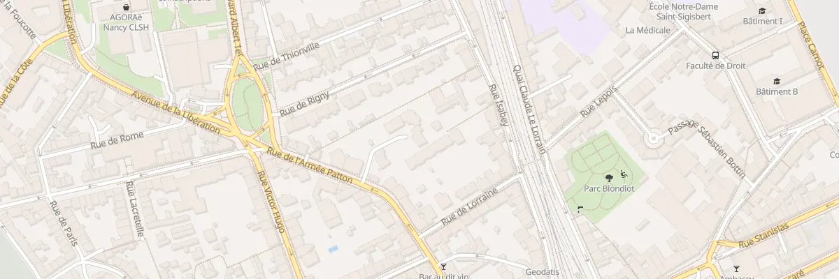 Plan du 24 Rue de l’Armée Patton à Nancy