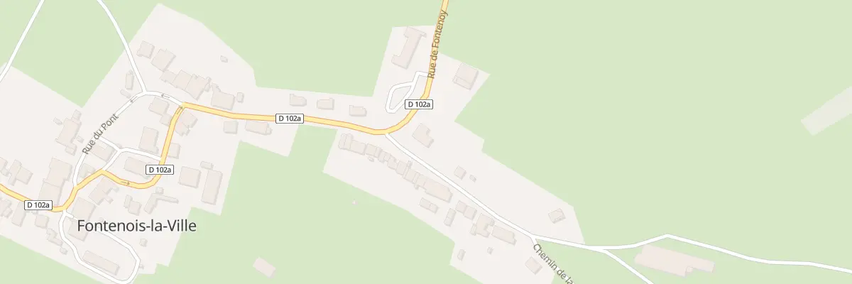 Plan du 29 Rue du Tezin à Fontenois-la-Ville