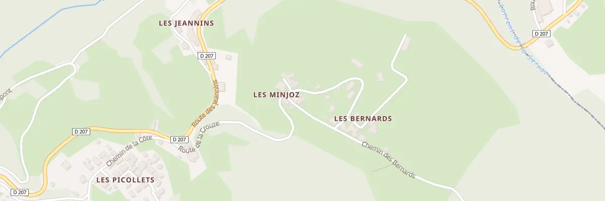 Plan du 35 Che des Bernards au Verneil