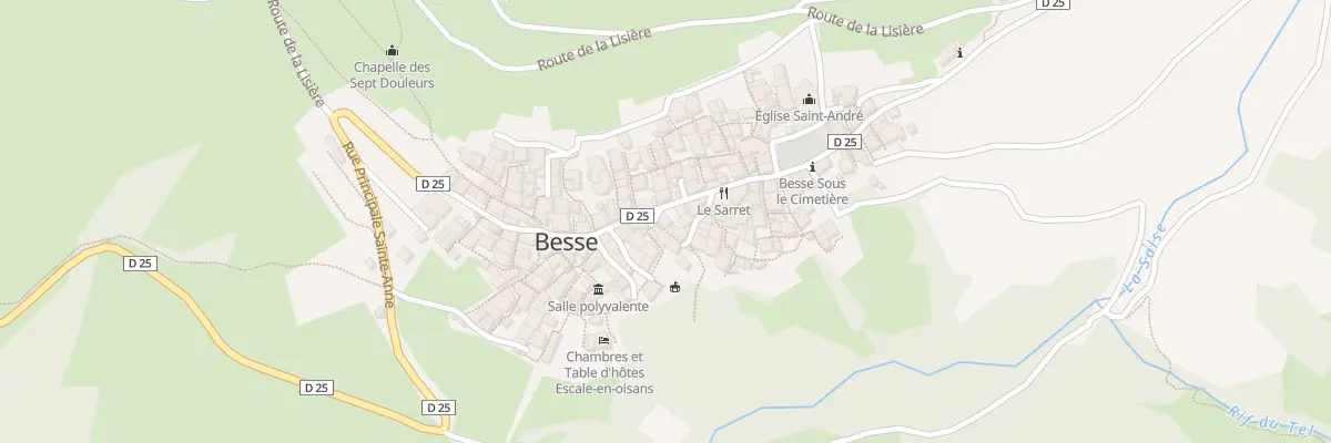 Plan du 5076 Rue de Gabotte à Besse