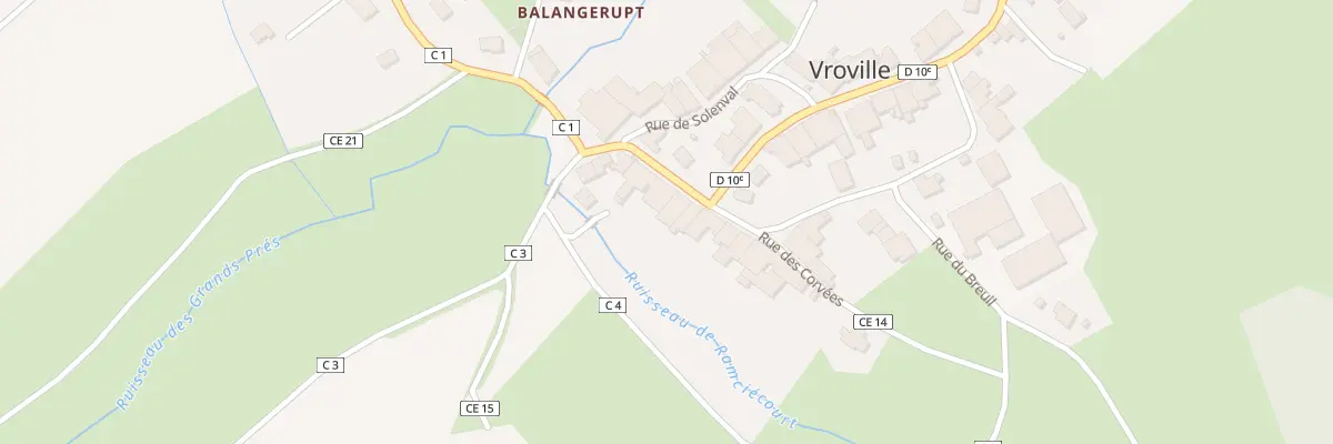 Plan du 6 Rue des Corvées à Vroville