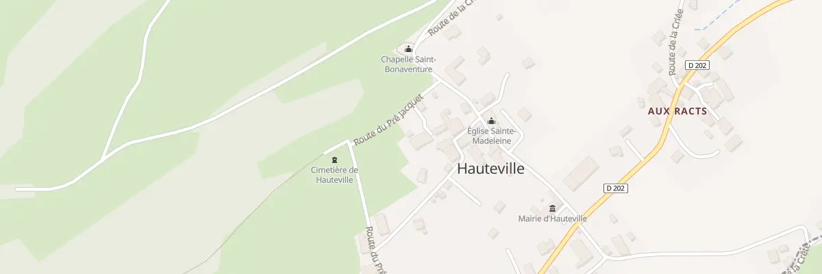 Plan du 5051 Hauteville à Hauteville