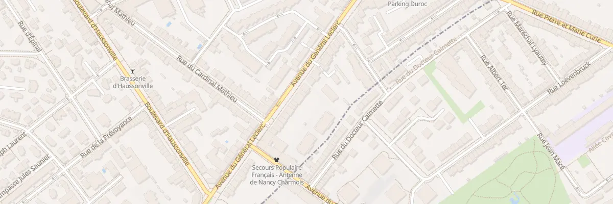 Plan du 209 Av Général Leclerc à Nancy