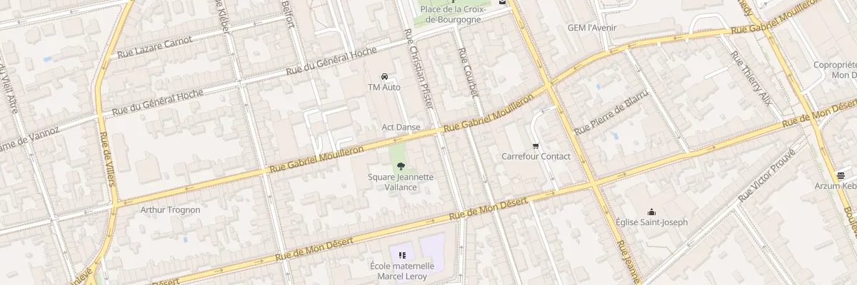 Plan du 125 Rue Gabriel Mouilleron à Nancy