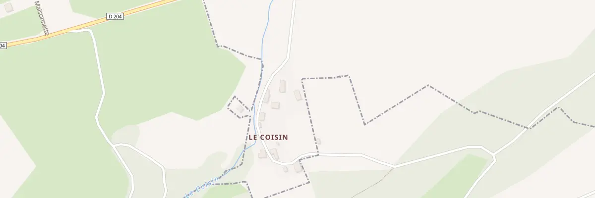 Plan du 305 Chem du Coisin à Châteauneuf