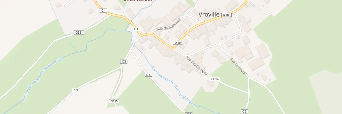 Plan du 8 Rue des Corvées à Vroville