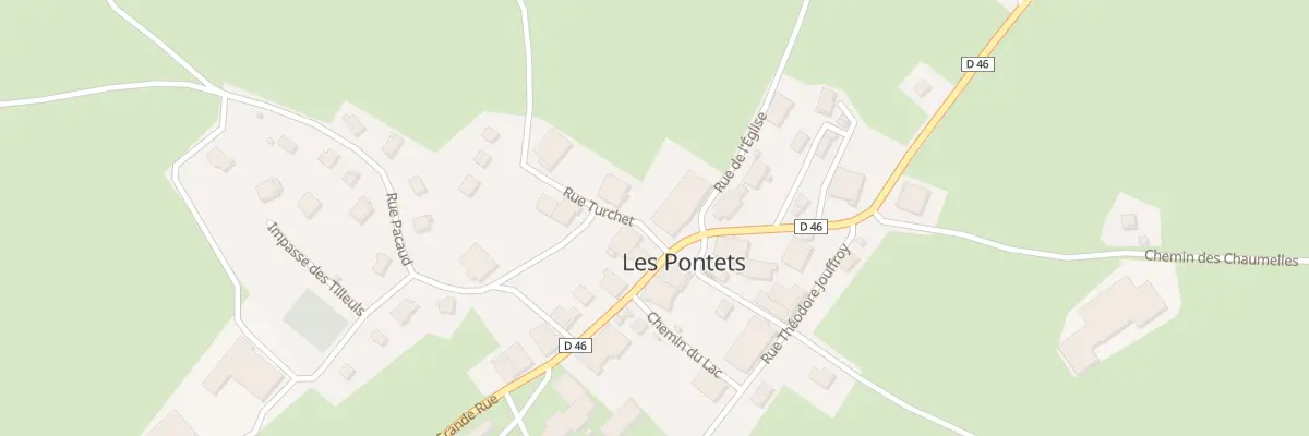 Plan du 4 Rue Grande Rue aux Pontets