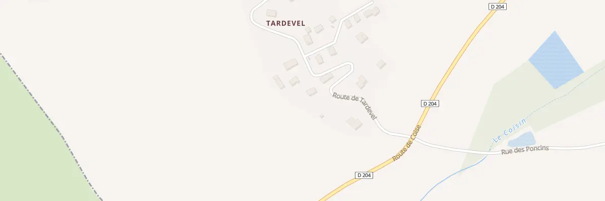 Plan du 311 Rte de Tardevel à Châteauneuf