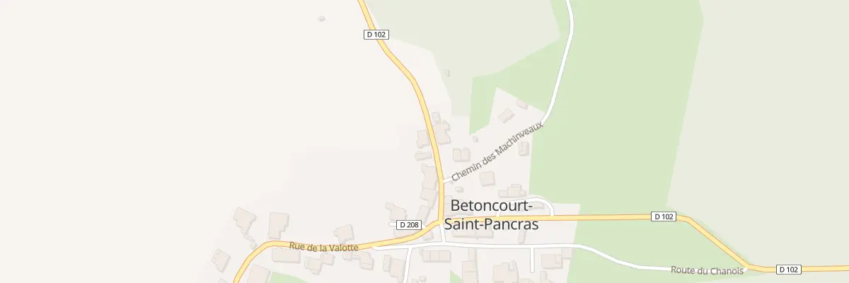 Plan du 2 Rue de la Noue Mourot à Betoncourt-Saint-Pancras