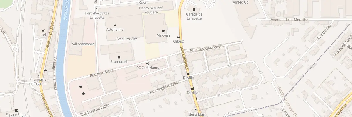 Plan du 36 Rue Lafayette à Maxéville
