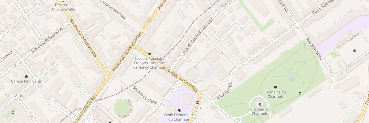 Plan du 14 Rue du Docteur Calmette à Vandœuvre-lès-Nancy
