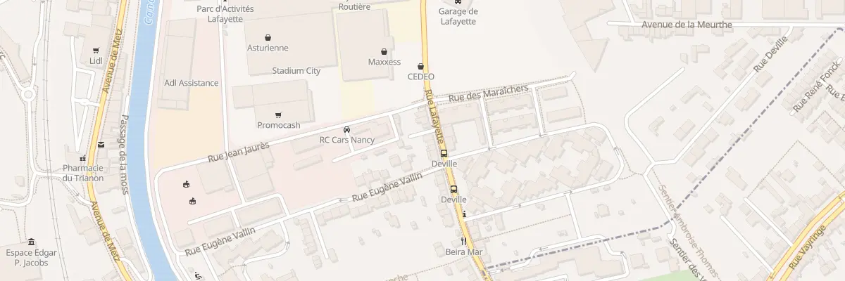 Plan du 42 Rue Lafayette à Maxéville