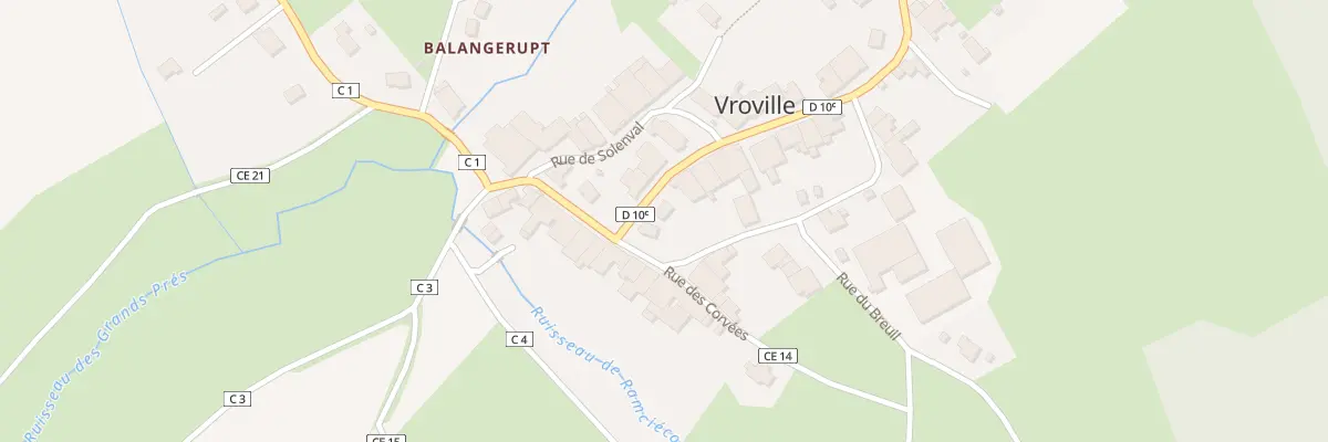 Plan du 2 Rue de l’Eglise à Vroville