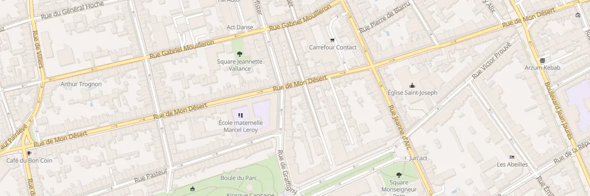 Plan du 97 Rue de Mon Desert à Nancy