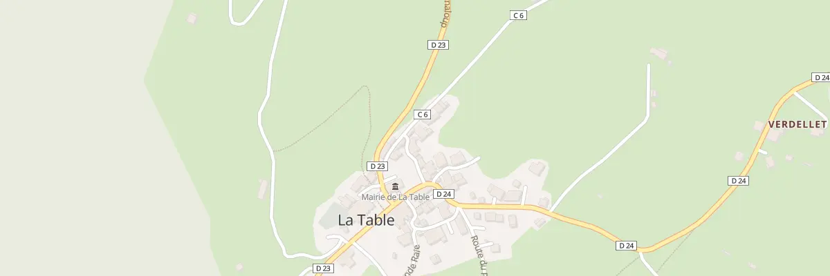 Plan du 60 Mte de Grange Neuve à La Table