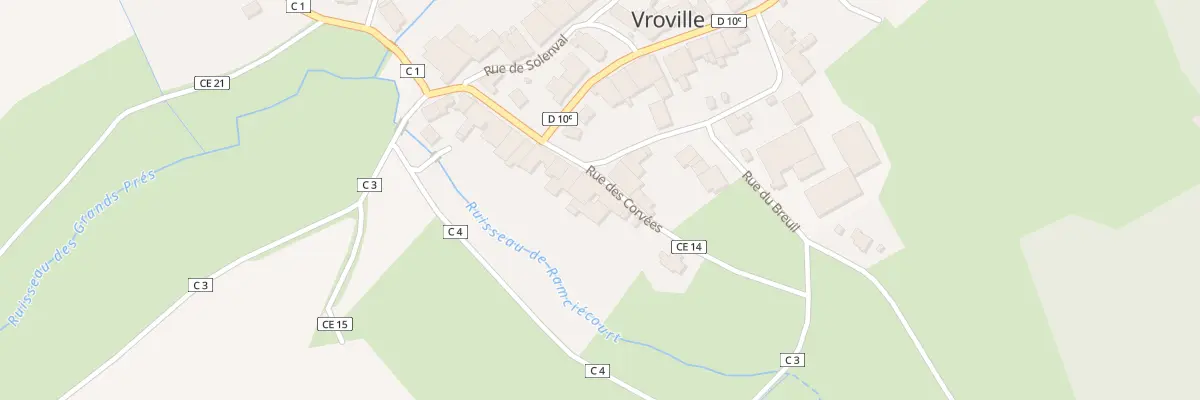 Plan du 12 Rue des Corvées à Vroville