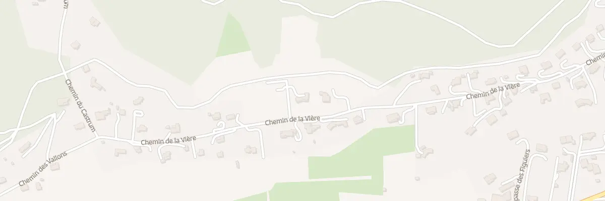 Plan du 632 Che de la Vière à Carnoules