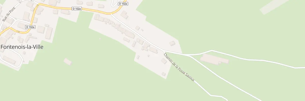 Plan du 44 Rue du Tezin à Fontenois-la-Ville