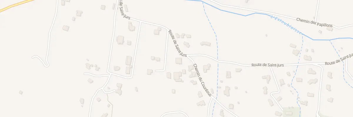 Plan du 326 Rte de Saint Jurs à Estoublon