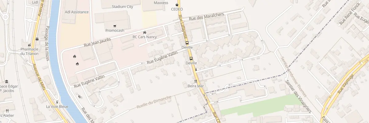 Plan du 56 Rue Lafayette à Maxéville