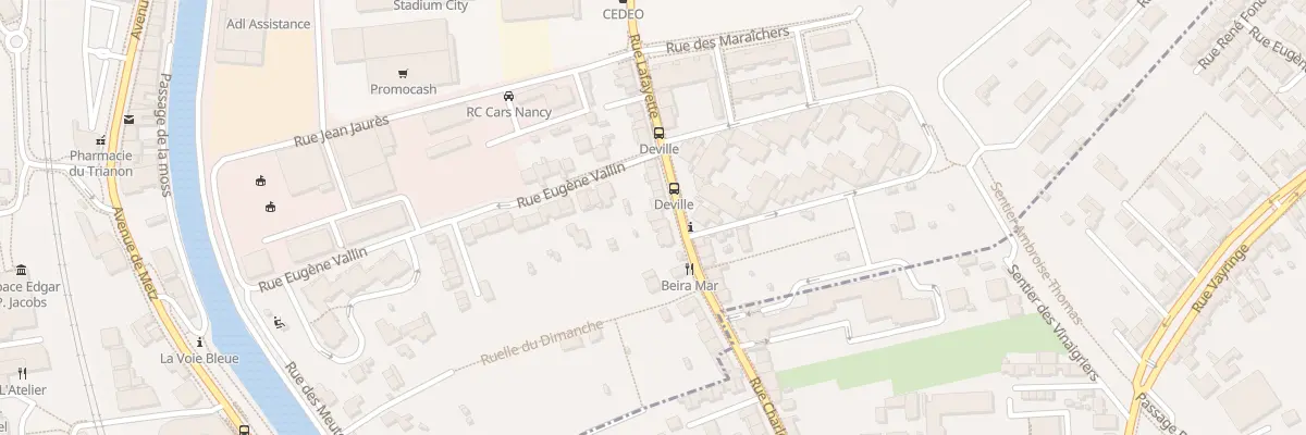 Plan du 60 Rue Lafayette à Maxéville