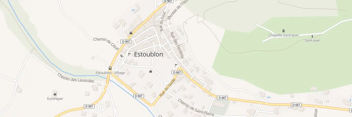 Plan du 5 Pl Lazare Settimelli à Estoublon