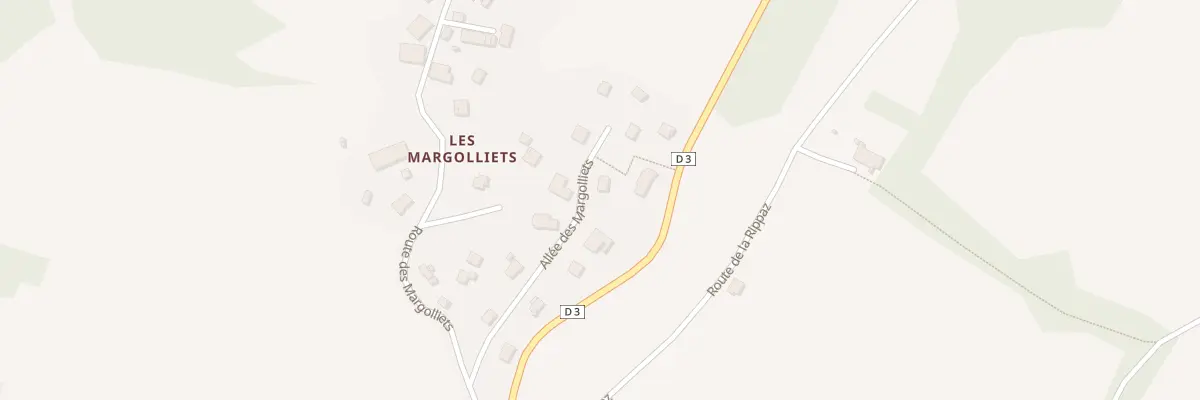 Plan du 181 All des Margolliets à Menthonnex-en-Bornes