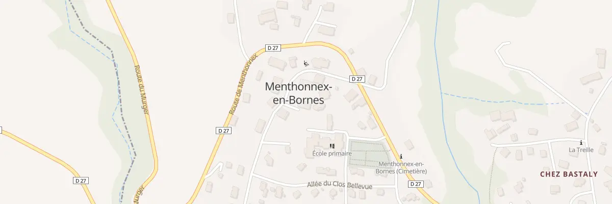 Plan du 1 All de Menthonay à Héry-sur-Alby