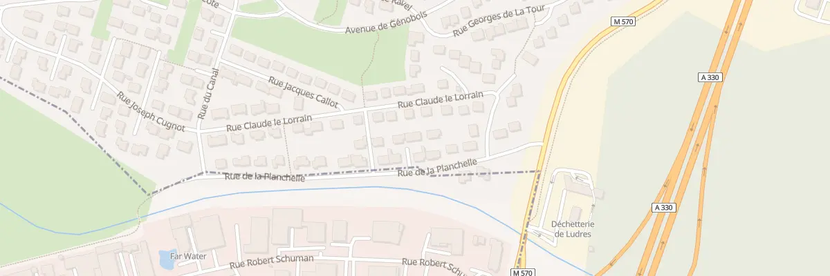 Plan du 26 Imp Isabey à Ludres