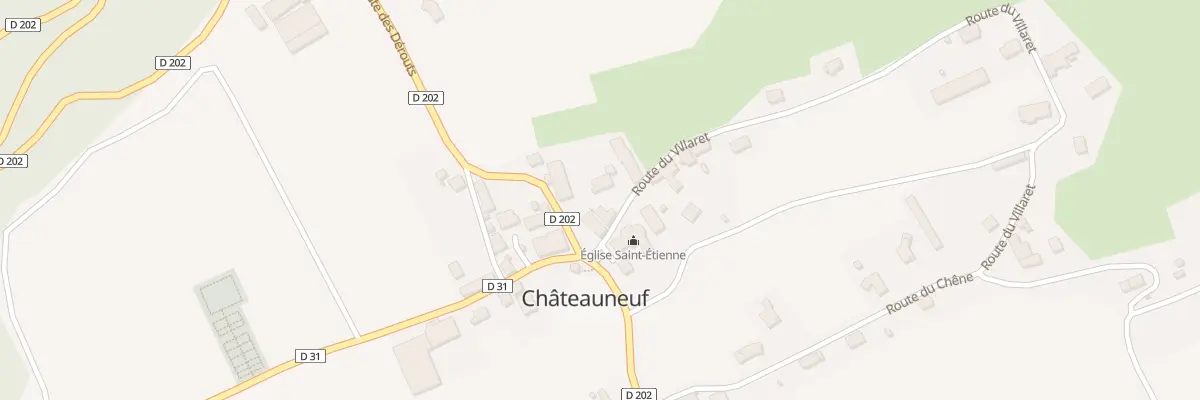 Plan du 65 Rte du Villaret à Châteauneuf