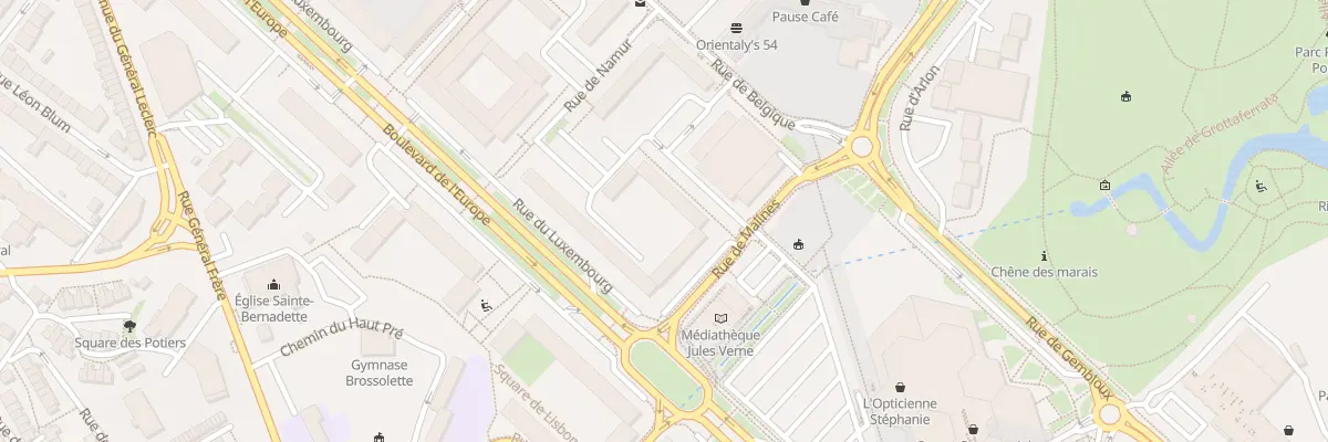 Plan du 5 Rue de Bastogne à Vandœuvre-lès-Nancy
