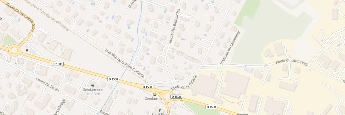 Plan du 102 Rte des Belhiardes à Saint-Jorioz