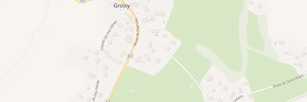 Plan du 76 Che de la Mine à Groisy